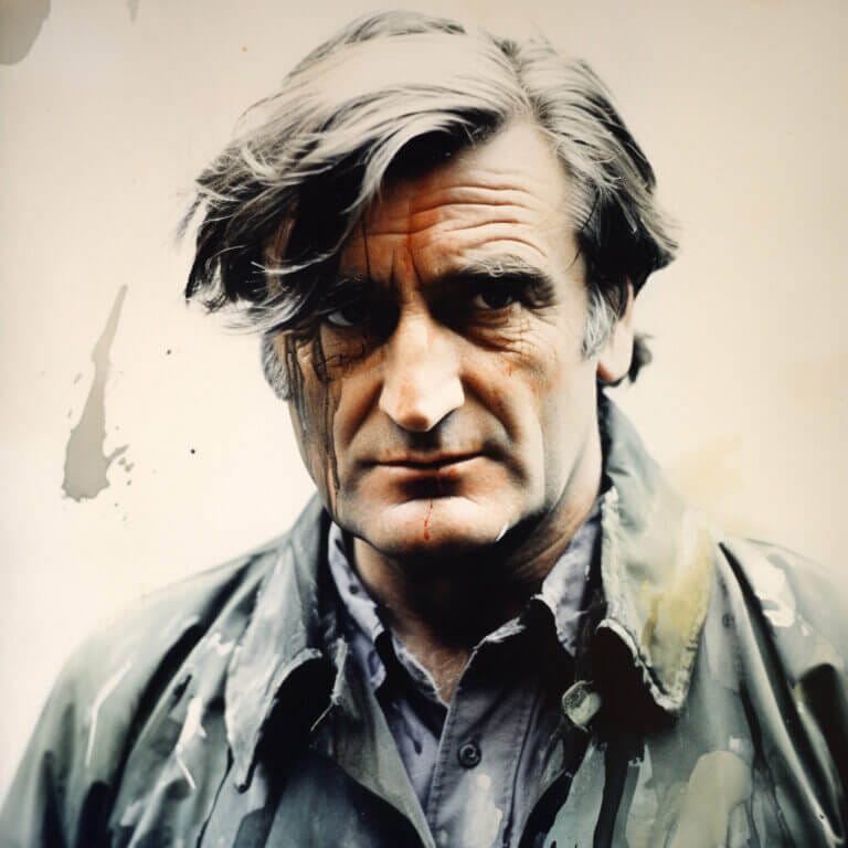 Ted Hughes Portrait