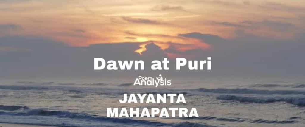 Dawn at Puri by Jayanta Mahapatra